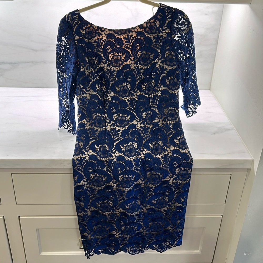 Eliza J royal blue lace dress